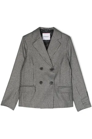 Pinko Blazer con doble botonadura y motivo de festón
