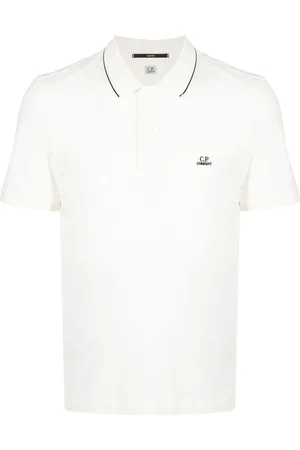 C.P. Company Polo con logo bordado
