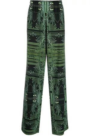 Vetements Pantalones Cyber Fluid anchos