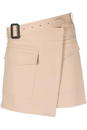 Helmut Lang Minifalda con diseño cruzado