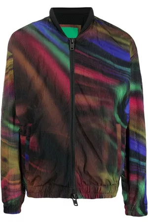 Emporio Armani Chaqueta bomber con estampado abstracto