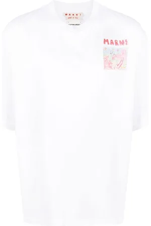 Marni Camiseta con logo en el pecho