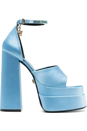 VERSACE Sandalias con charm Medusa de plataforma