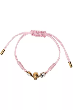 Alexander McQueen Pulsera con charm de calavera