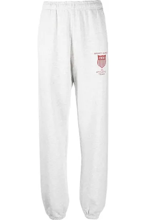 Sporty & Rich Pantalones de chándal con logo