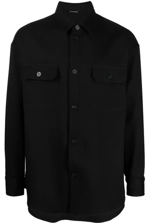Emporio Armani Sobrecamisa de lana