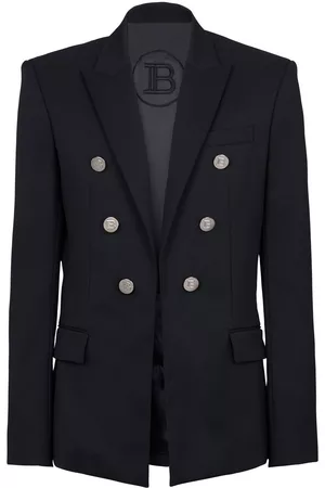 Balmain Embossed-button detail jacket