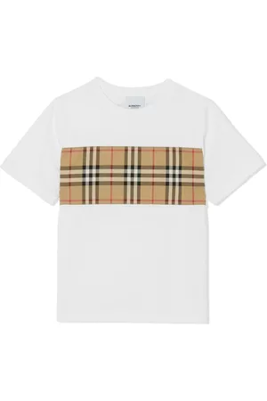 Burberry Camiseta con paneles Vintage Check