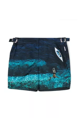 Orlebar Brown Bañador Russell con fotografías estampadas