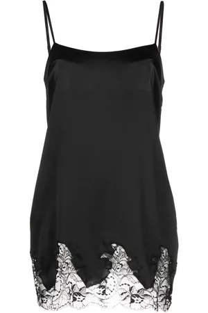 Fleur of England Vestido babydoll con ribete de encaje