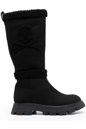 Philipp Plein Botas Skull Bones de media caña
