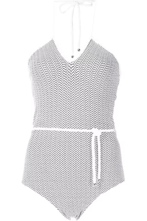 CHANEL Bañador con cuello halter