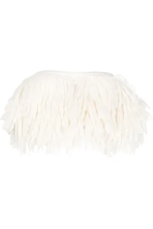 Jacquemus Top corto con flecos
