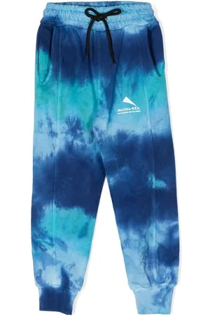 MAUNA KEA Pantalones de chándal con motivo tie-dye