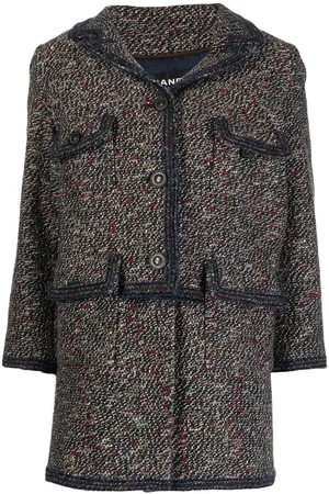 CHANEL Chaqueta de tweed a capas