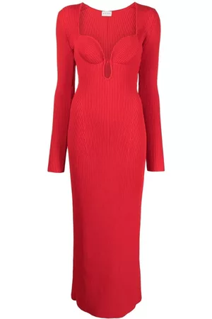 MAGDA BUTRYM Vestido de canalé largo