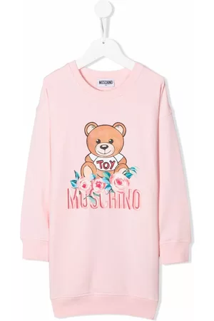 Moschino Vestido estilo sudadera con motivo Teddy Bear