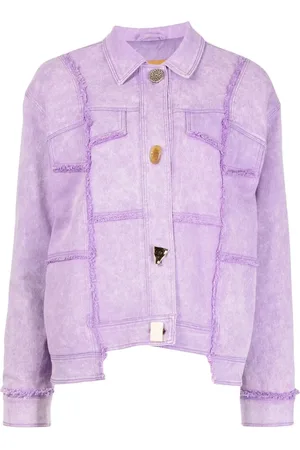 REJINA PYO Chaqueta vaquera Blanca asimétrica