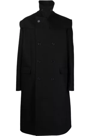 RAF SIMONS Abrigo oversize con doble botonadura