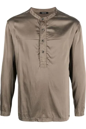 Tom Ford Camisa con cuello henley