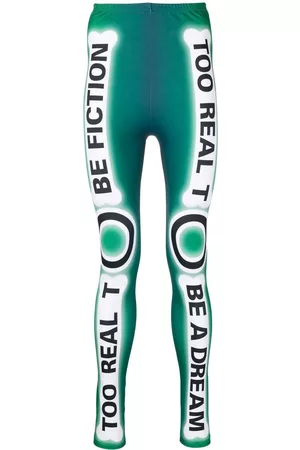 WALTER VAN BEIRENDONCK Leggins Skeleton con motivo gráfico
