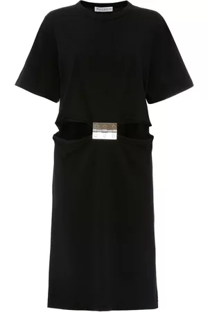 J.W.Anderson Vestido midi con detalle de bisagra
