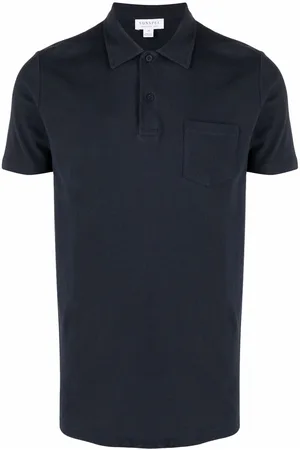 Sunspel Polo Riviera con bolsillo de parche