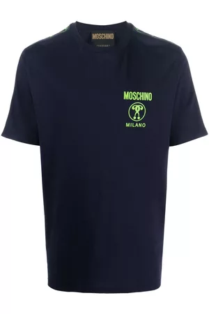 Moschino Camiseta con franjas del logo