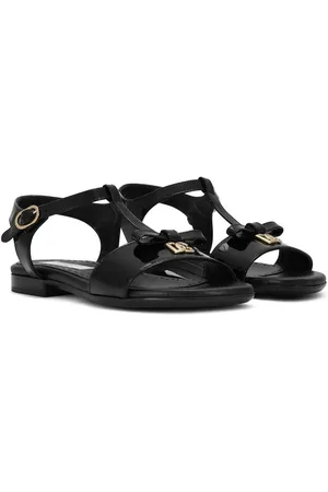 Dolce & Gabbana Sandalias de charol con logo DG