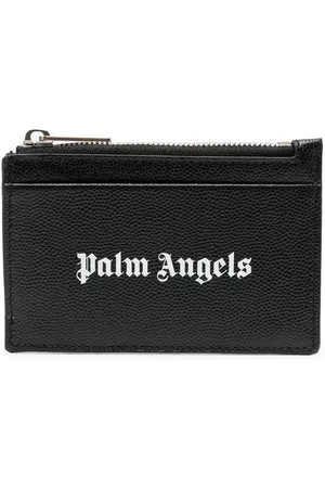 Palm Angels Tarjetero Gothic con logo estampado