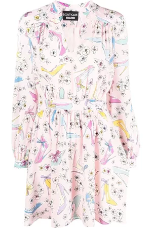 Moschino Vestido corto con estampado floral