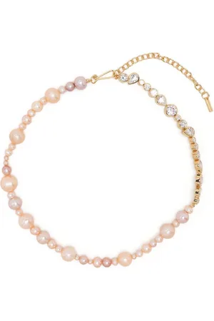 COMPLETEDWORKS Collar de cadena con zirconia y perla