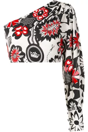 AMIR SLAMA Blusa con motivo floral