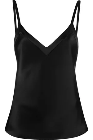 BLANCA Top con cuello en V