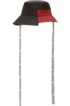 J.W.Anderson Red & Pink Color-blocked Bucket Hat  Sombreros de moda,  Gorras de moda, Sombreros y gorras