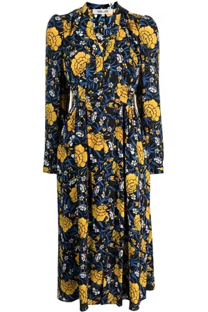 Diane von Furstenberg Vestido midi con motivo floral