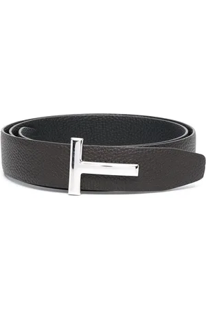 Tom Ford Cinturón con placa del logo