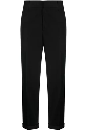 Golden Goose Pantalones rectos con parche del logo
