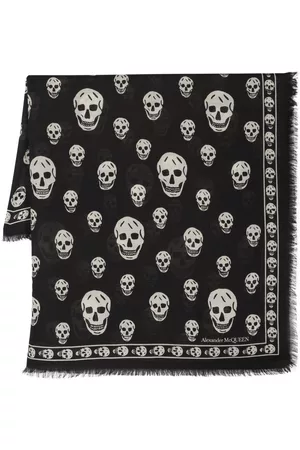 Alexander McQueen Bufanda con estampado Skull