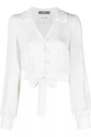 Moschino Blusa corta con dobladillo