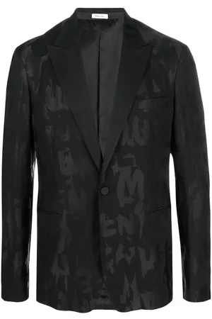 Alexander McQueen Blazer con logo