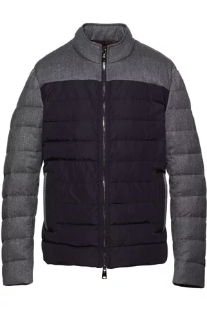 Norwegian Wool Plumífero con diseño colour block