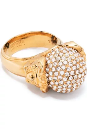 VERSACE Anillo Medusa con cristal