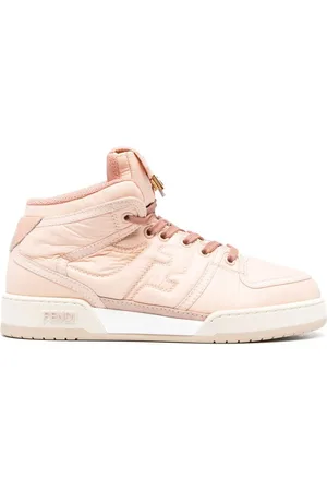 Fendi Zapatillas altas con logo FF en relieve