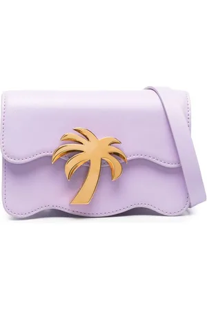 Palm Angels Bolso de hombro con placa del logo