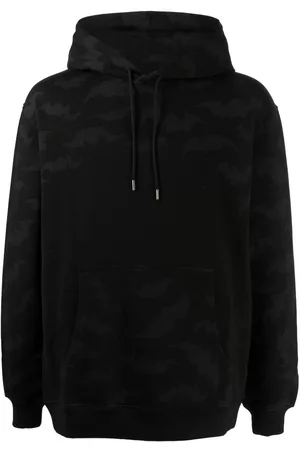 Maharishi Sudadera con capucha y murciélago estampado