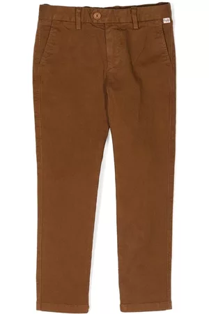 Il gufo Pantalones rectos con parche del logo