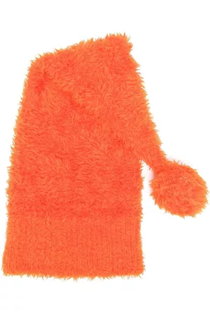 Moschino Gorro con pompón y efecto de pelo 2000