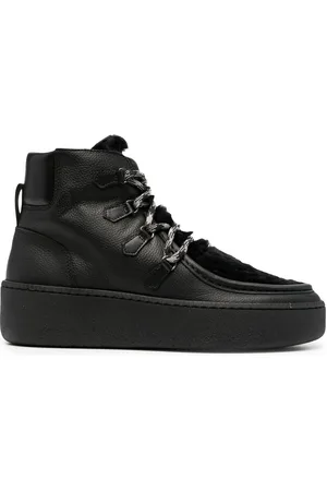 Woolrich Zapatillas con detalle de pelo artificial
