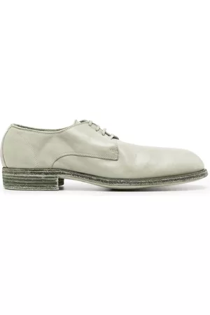 GUIDI Zapatos derby con tacón de 30mm